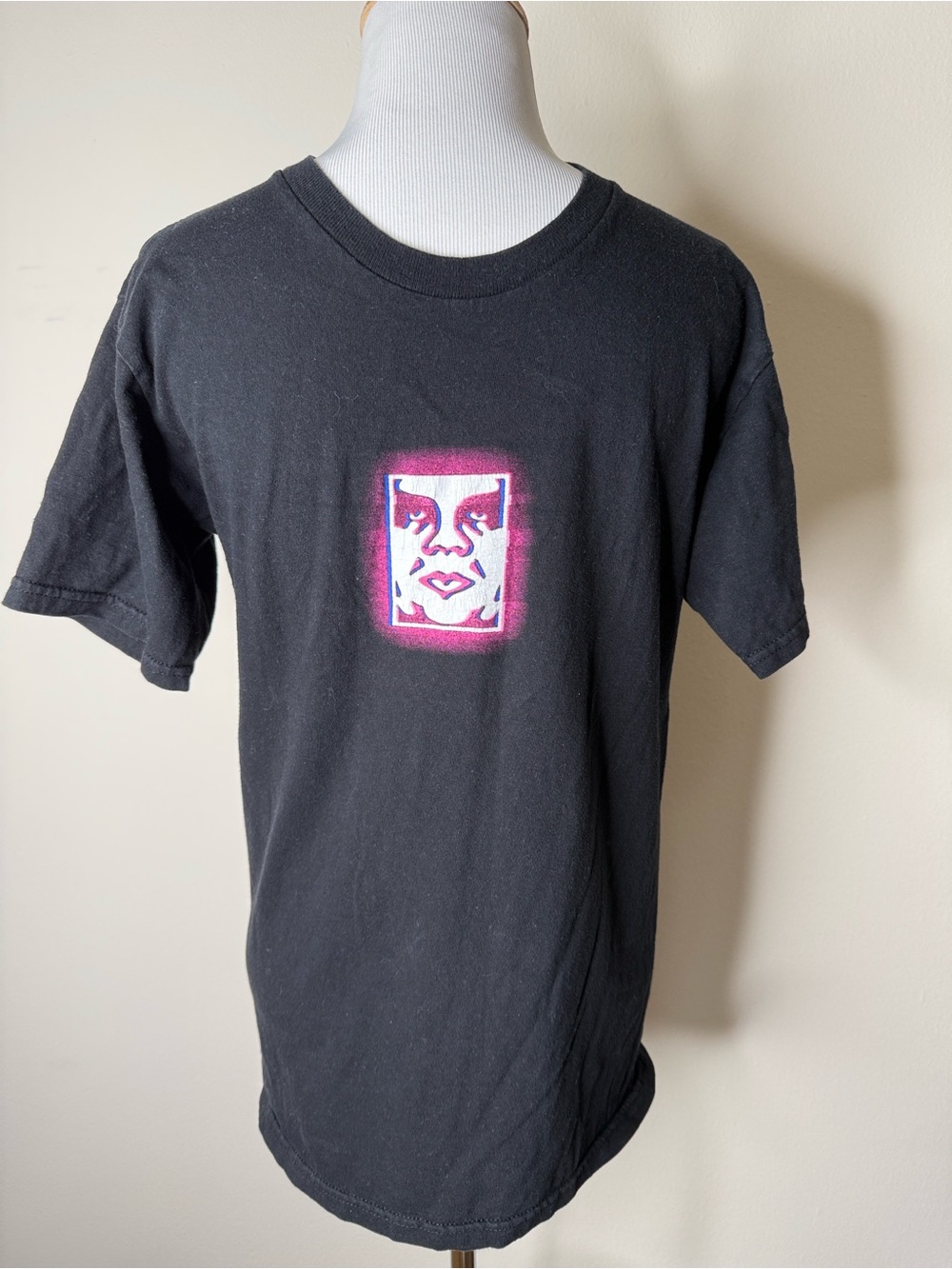 Obey Icon Black Andre the Giant Tee